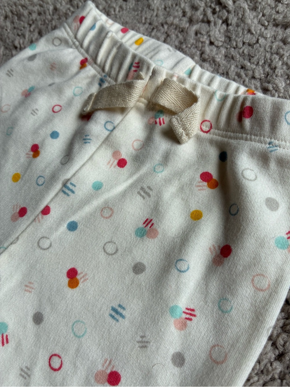 Pehr for Indigobaby Cream Baby Shorts with Multicolor Dot Print - Picture 6 of 6